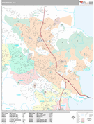 San Rafael Digital Map Premium Style